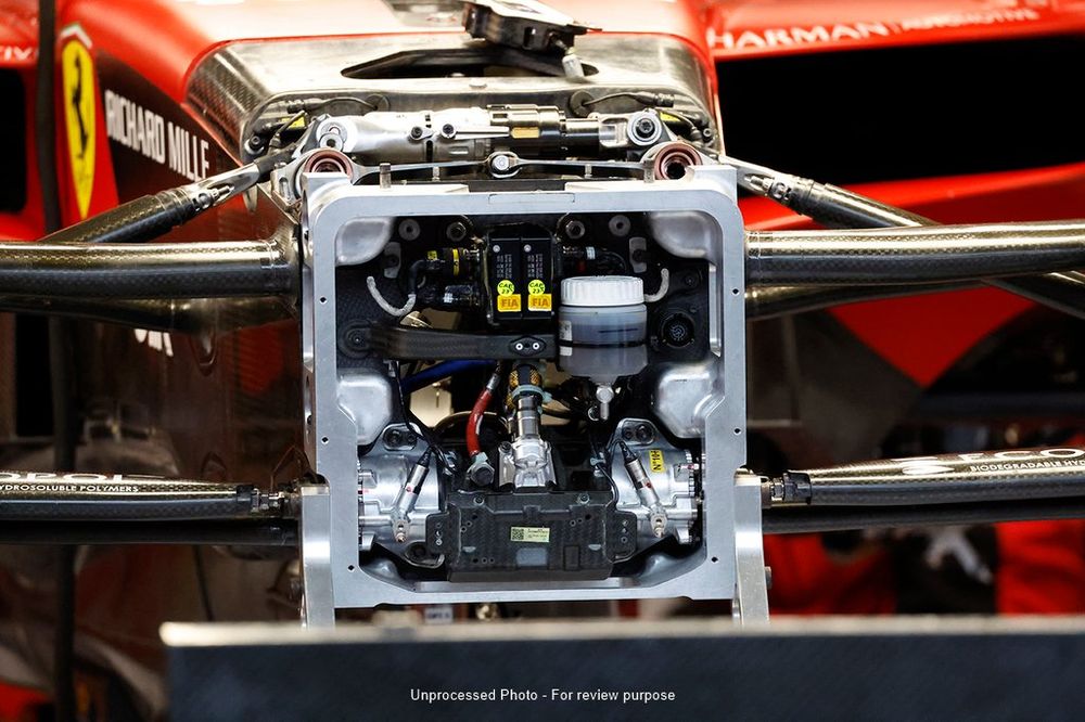 Ferrari SF-23 detalle del panel frontal