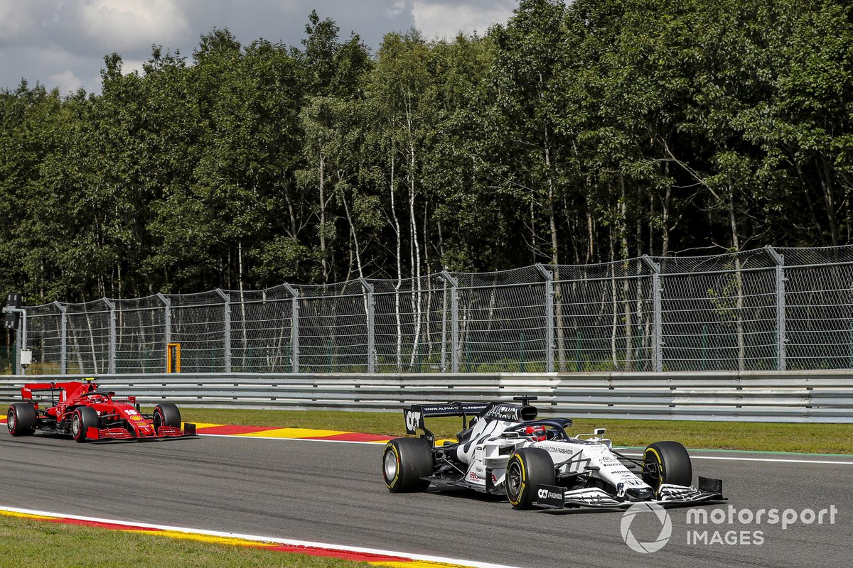 Daniil Kvyat, AlphaTauri AT01, Charles Leclerc, Ferrari SF1000