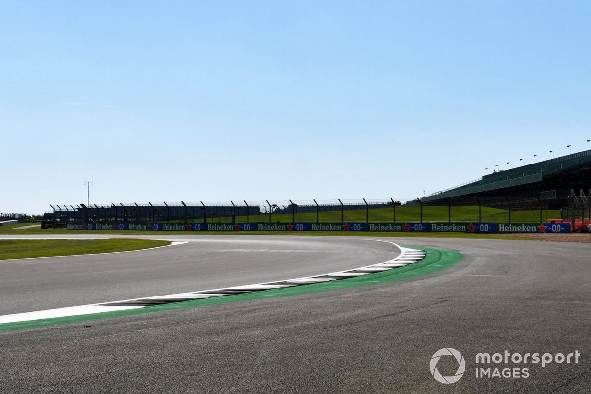 Heineken signage around the Silverstone circuit