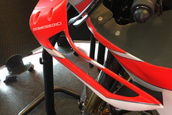 Neue Verkleidung am Bike von Jorge Lorenzo, Ducati Team