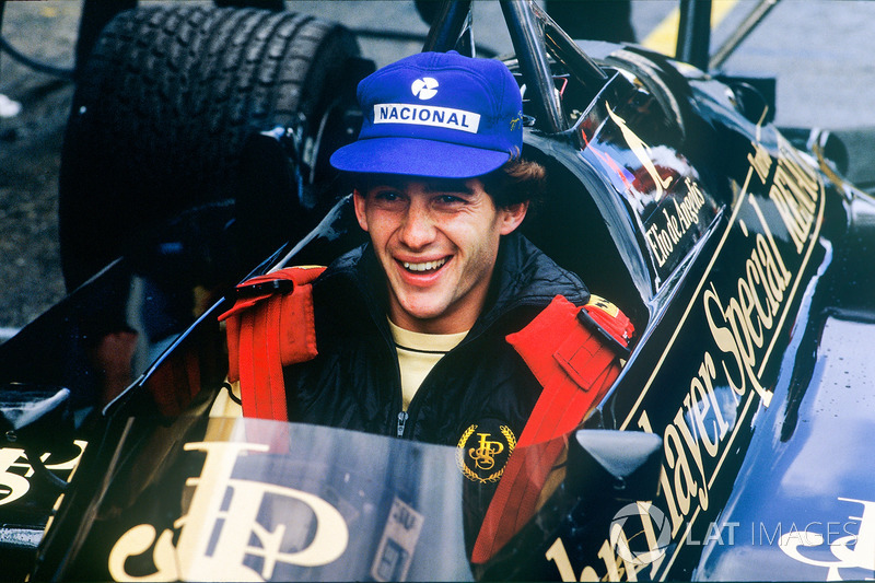 Айртон Сенна у Lotus 97T-Renault Еліо де Анджеліса