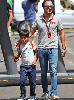 Felipe Massa, Williams met zoon Felipinho Massa