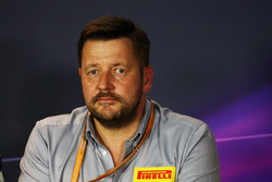 Paul Hembery, Pirelli Motorsport Director in the FIA Press Conference