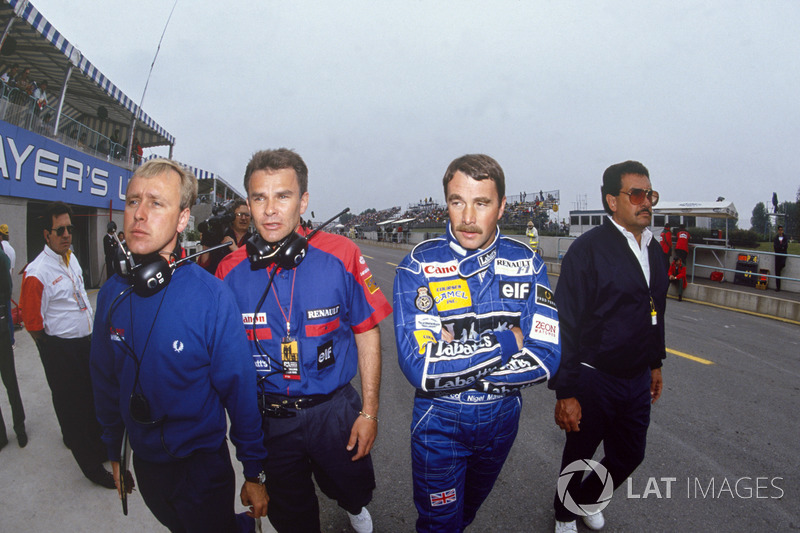 Nigel Mansell, Williams FW14 Renault, Peter Windsor