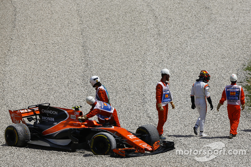 Kollision: Stoffel Vandoorne, McLaren MCL32