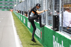 Esteban Ocon, Force India, in the drivers parade