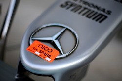 Nico Rosberg, Mercedes AMG F1 W07 Hybrid neus detail