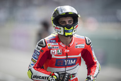 Andrea Iannone, Ducati Team after falling during qualifying