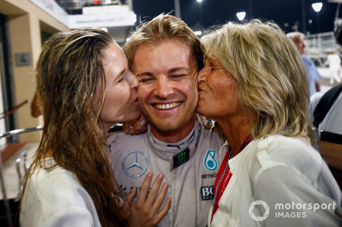 Nico Rosberg, Mercedes AMG, con la sua famiglia
