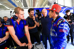 Марк Маркес, тестує автомобіль Toro Rosso, та екс-гонщик Формули 1, Марк Веббер
