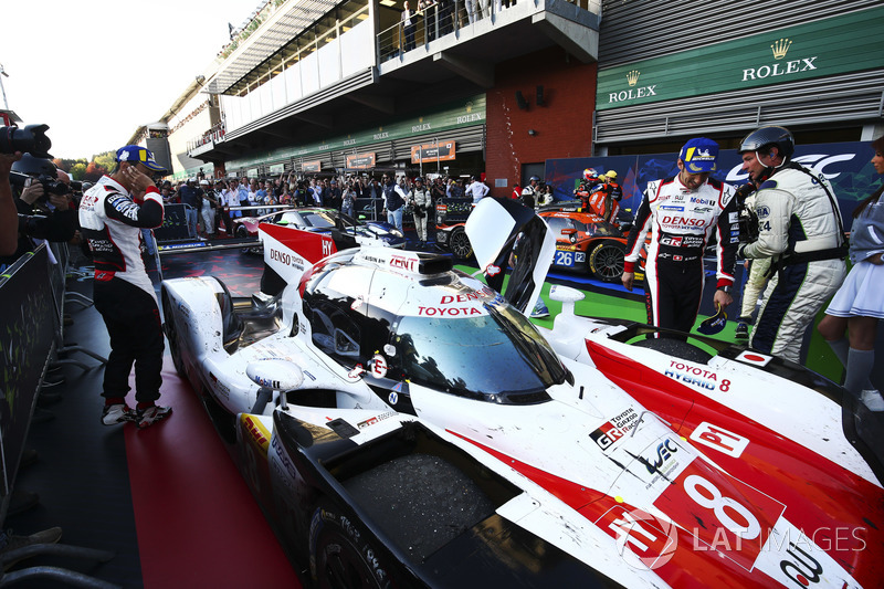Ganadores, Fernando Alonso, Kazuki Nakajima, Sébastien Buemi, Toyota Gazoo Racing