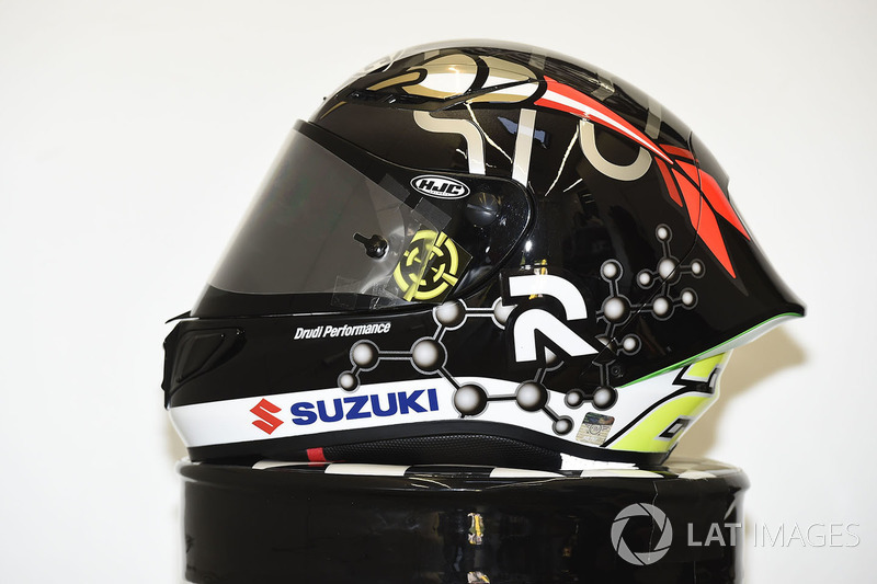 Il casco speciale di Andrea Iannone, Team Suzuki MotoGP