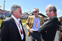 Chase Carey, Formel-1-Chef, Sean Bratches, Formel-1-Marketingchef, David Tremayne, Journalist