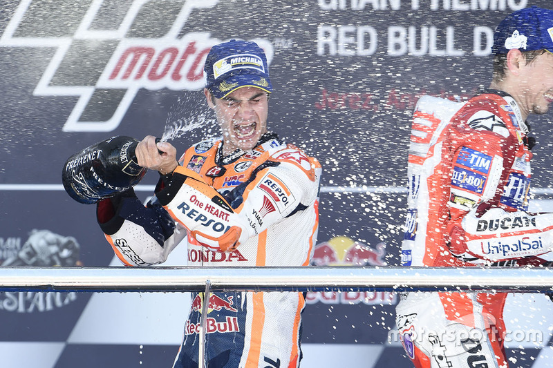 Podium: ganador, Dani Pedrosa, Repsol Honda Team