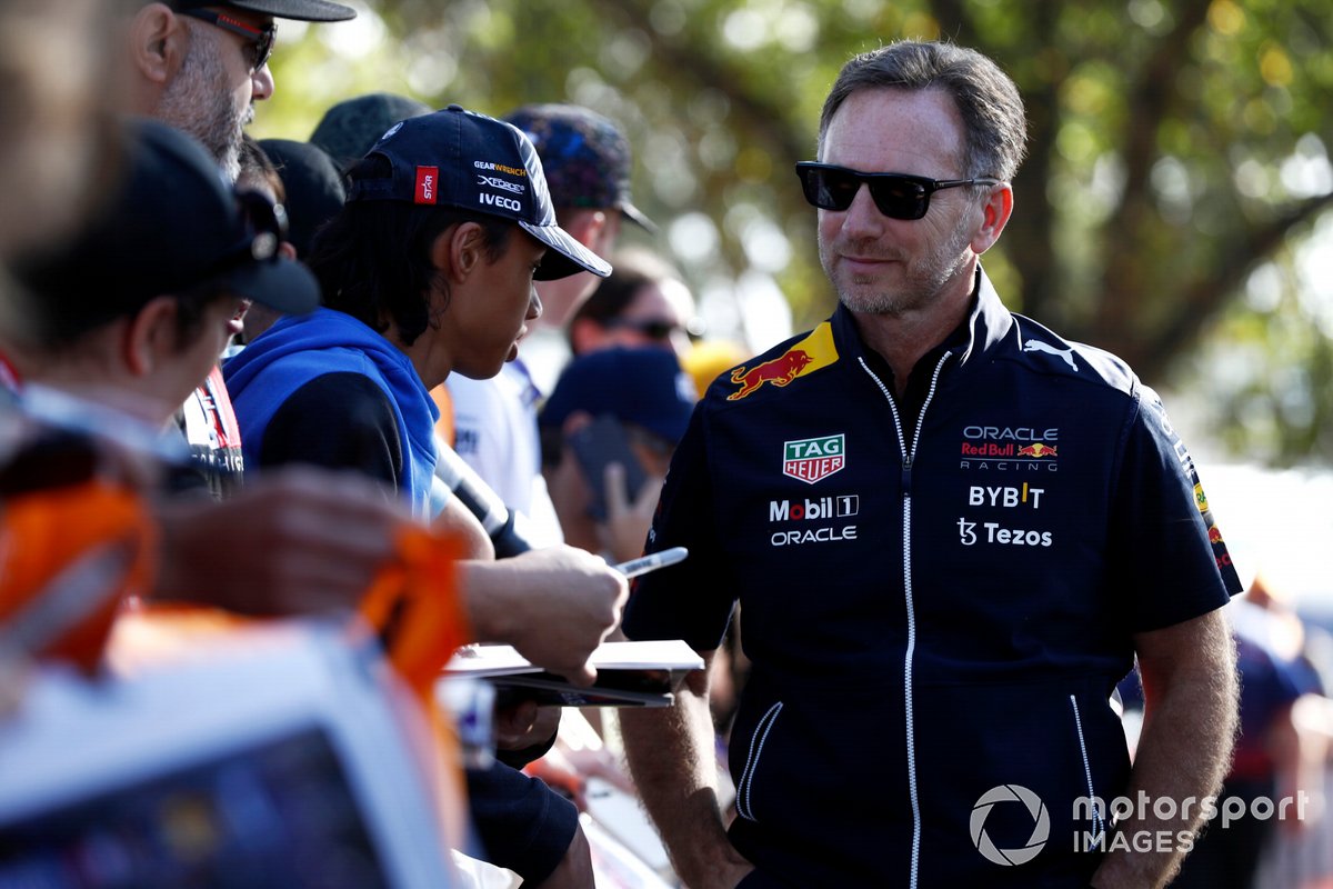 Christian Horner, jefe de equipo de Red Bull.