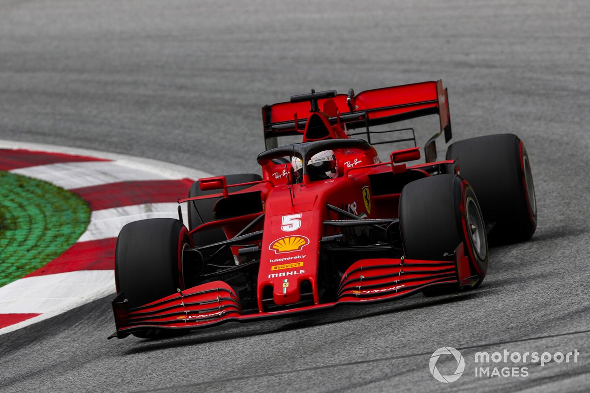 P11 Sebastian Vettel, Ferrari SF1000