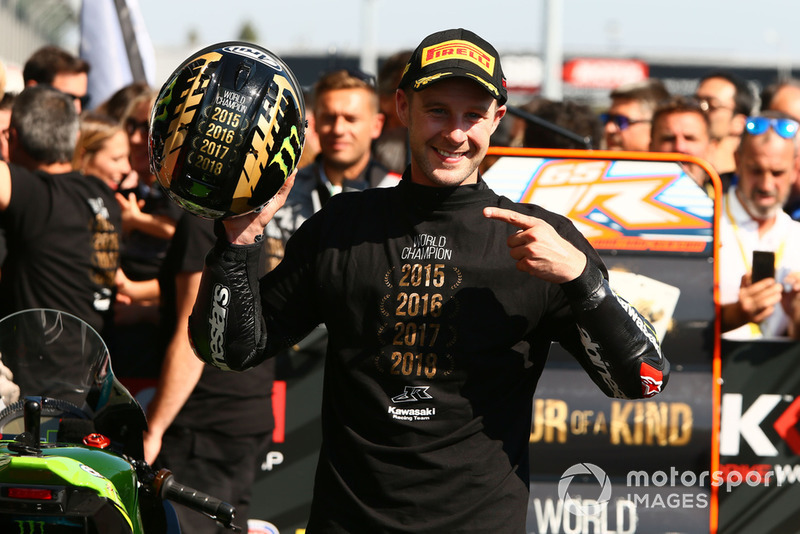 1. und Weltmeister: Jonathan Rea, Kawasaki Racing