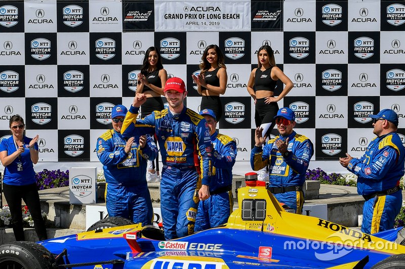 Race Winner Alexander Rossi, Andretti Autosport Honda
