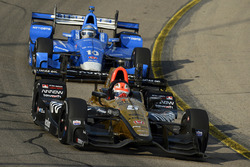 James Hinchcliffe, Schmidt Peterson Motorsports Honda, Tony Kanaan, Chip Ganassi Racing Honda