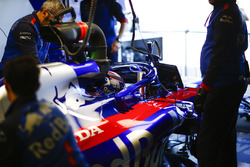 Brendon Hartley, Toro Rosso, nell'abitacolo della sua monoposto