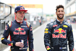 Daniel Ricciardo, Red Bull Racing und Max Verstappen, Scuderia Toro Rosso