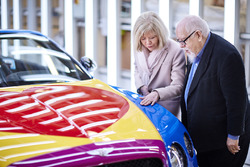 Bentley Continental GT V8 S Convertible art car door Sir Peter Blake