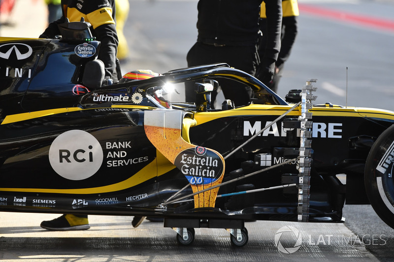 Карлос Сайнс., Renault Sport F1 Team R.S. 18 з аеро-сенсорами