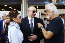 Azerbaycan Başkanı Ilham Aliyev ve First Lady Mehriban Aliyeva, Flavio Briatore