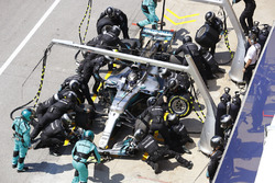 Boxenstopp: Valtteri Bottas, Mercedes AMG F1 W08