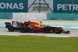 Max Verstappen, Red Bull Racing RB13, Lewis Hamilton, Mercedes F1 W08'i geçiyor