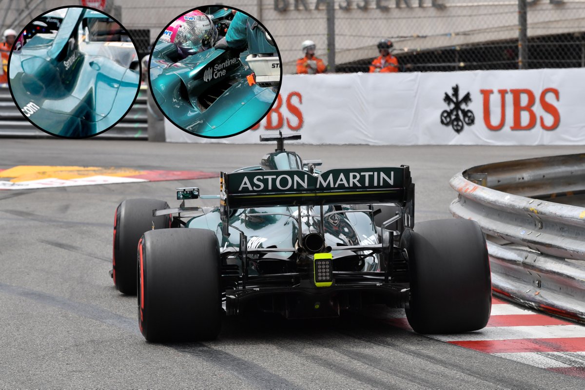 Варианты охлаждения Aston Martin AMR21