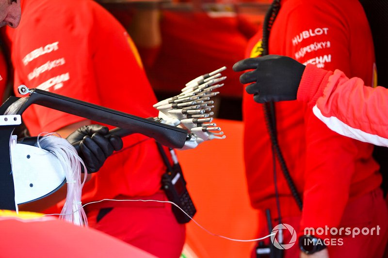 Ferrari SF90, ecco i sensori che sono stati montati sulla vettura di Vettel
