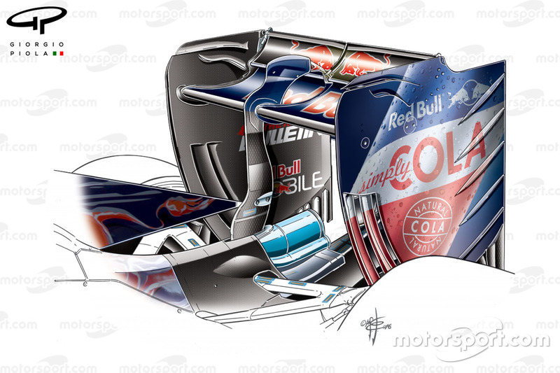 Заднє антикрило Toro Rosso STR11 меншої притискної сили