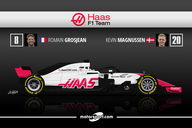 Romain Grosjean 3 Kevin Magnussen 5