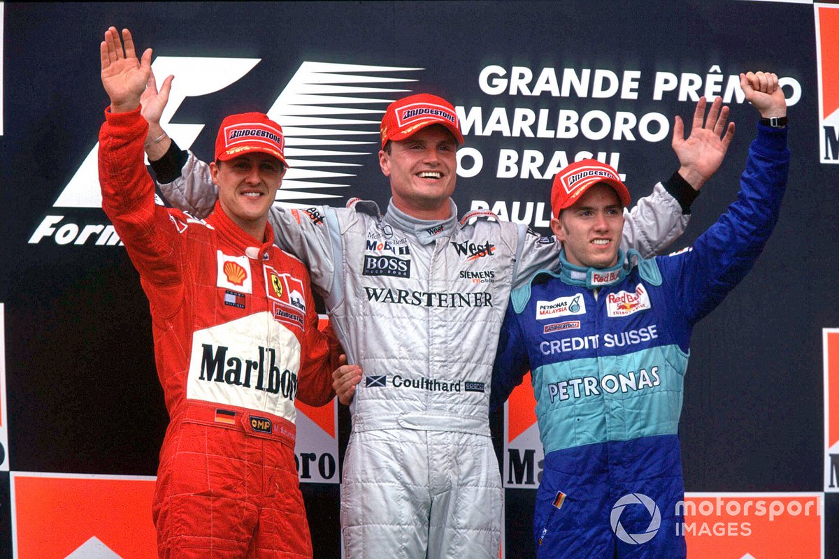 Heidfeld gave Decorzent a first F1 podium at Interlagos in 2001, but he was overlooked for McLaren promotion as Raikkonen got the nod