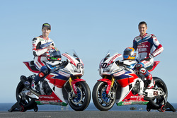 Nicky Hayden, Honda WSBK Team und Michael van der Mark, Honda WSBK Team
