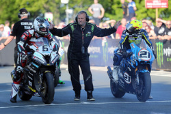 Michael Dunlop, BMW; Ian Lougher, Suter
