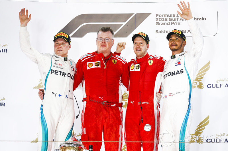 Valtteri Bottas, Mercedes AMG F1, Sebastian Vettel, Ferrari,Lewis Hamilton, Mercedes AMG F1