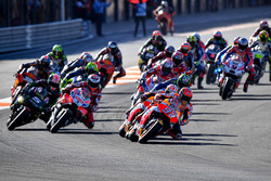 Start zum MotoGP-Finale 2017 in Valencia: Marc Marquez, Repsol Honda Team, führt