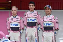 Микита Мазепін, Естебан Окон та Серхіо Перес, Sahara Force India