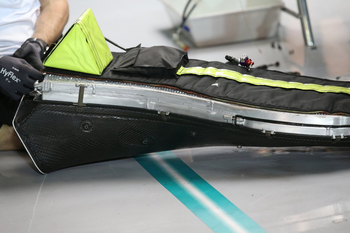 Радиатор Mercedes F1 W10 , 2019 год