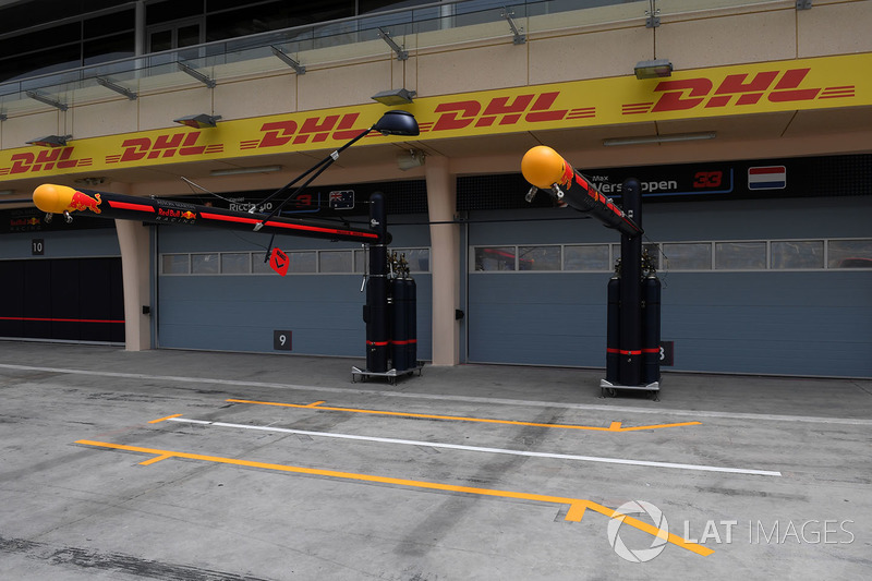 Pit box Red Bull Racing