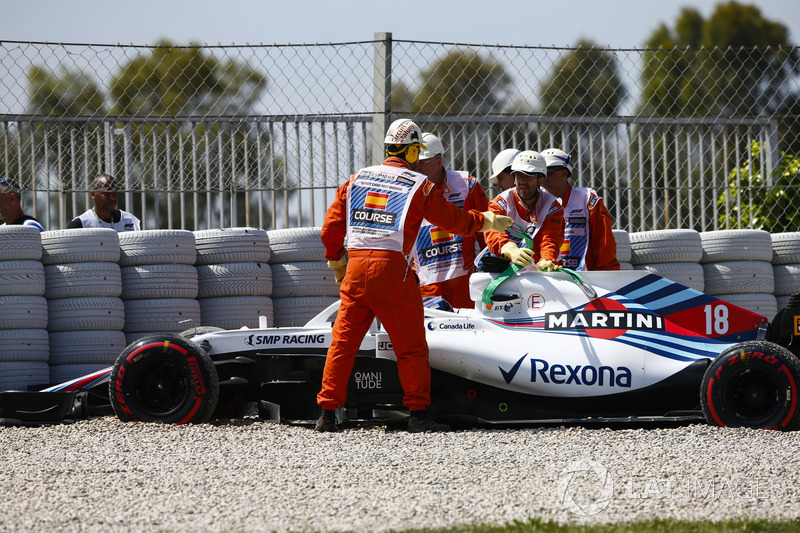 Вылет в гравий: Лэнс Стролл, Williams FW41