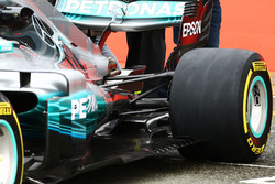 Mercedes AMG F1 W08 detail achterkant