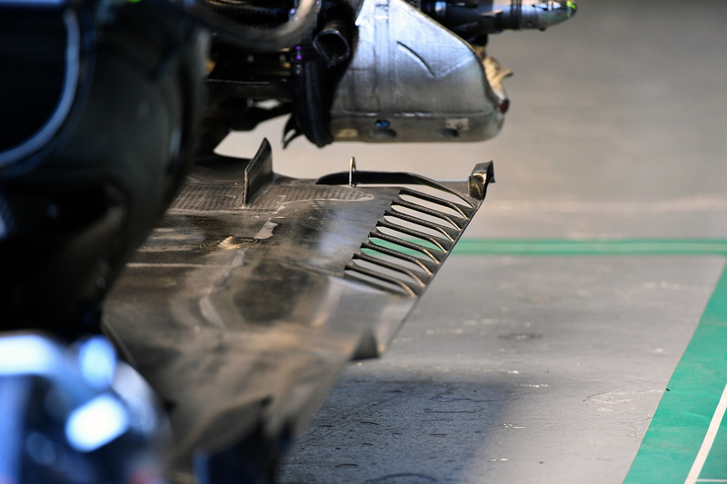 Mercedes-AMG F1 W09 rear floor