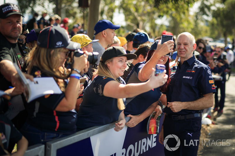 Adrian Newey, Red Bull Racing taraftarlar ile