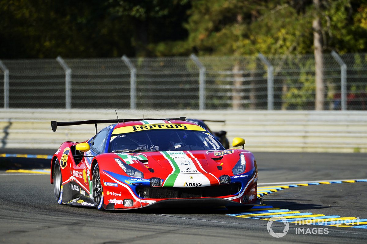 P34 #71 AF Corse Ferrari 488 GTE EVO: Davide Rigon, Miguel Molina, Sam Bird