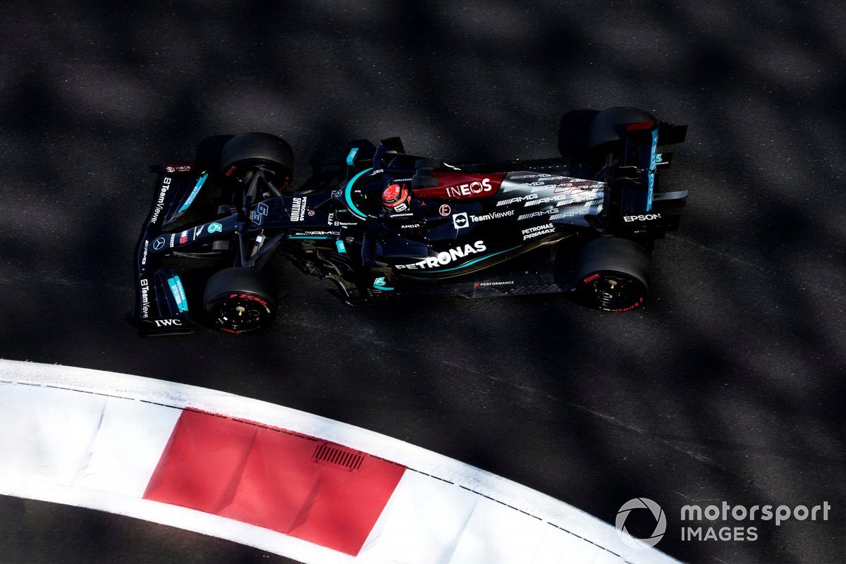 George Russell, Mercedes W10 Mule
