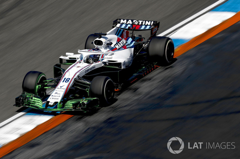 Lance Stroll, Williams FW41, aerofesték a kocsin
