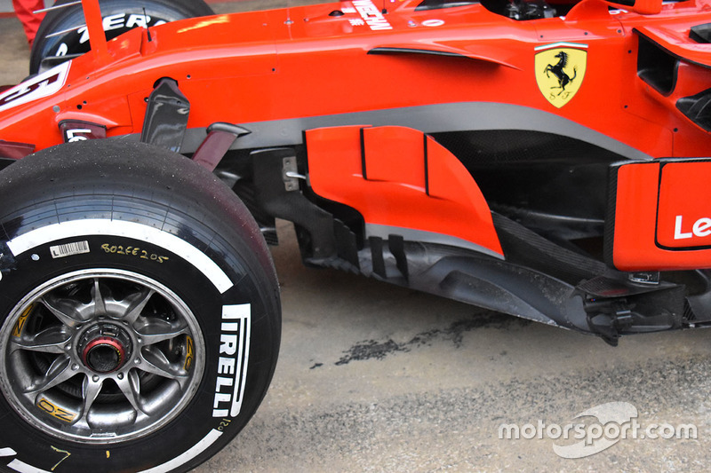 Ferrari SF71H sidepod detayı